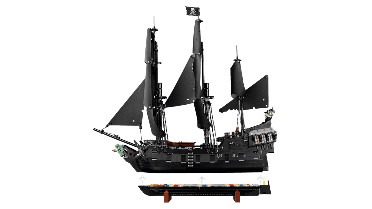 Le bateau pirate du capitaine Jack Sparrow