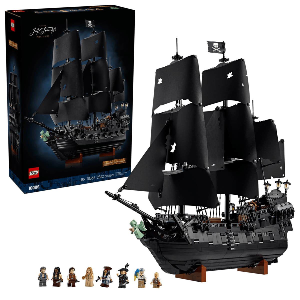 Le bateau pirate du capitaine Jack Sparrow