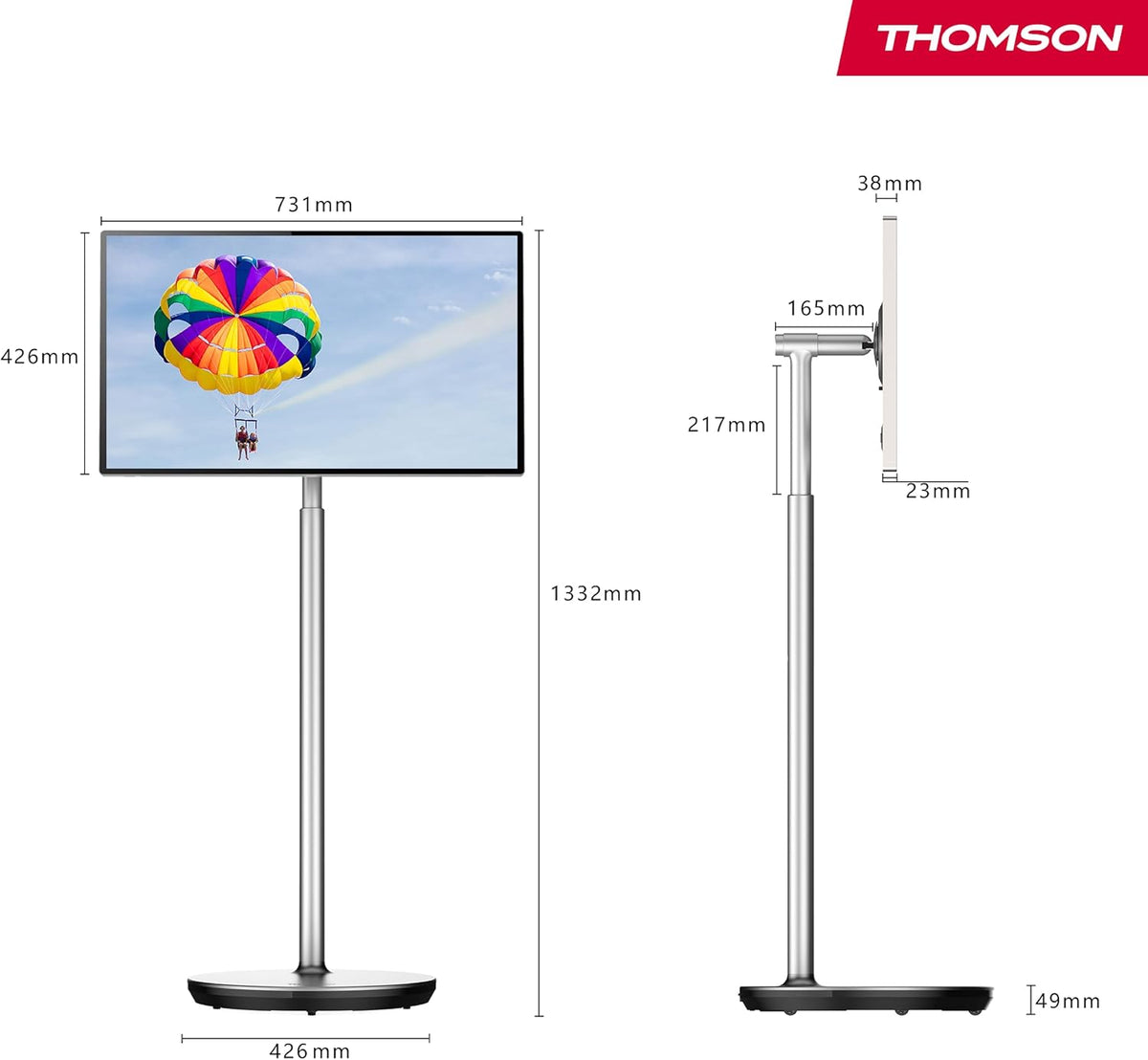THOMSON Go Plus 32 Pouces (80 cm), 4K UHD (3840 x 2160)