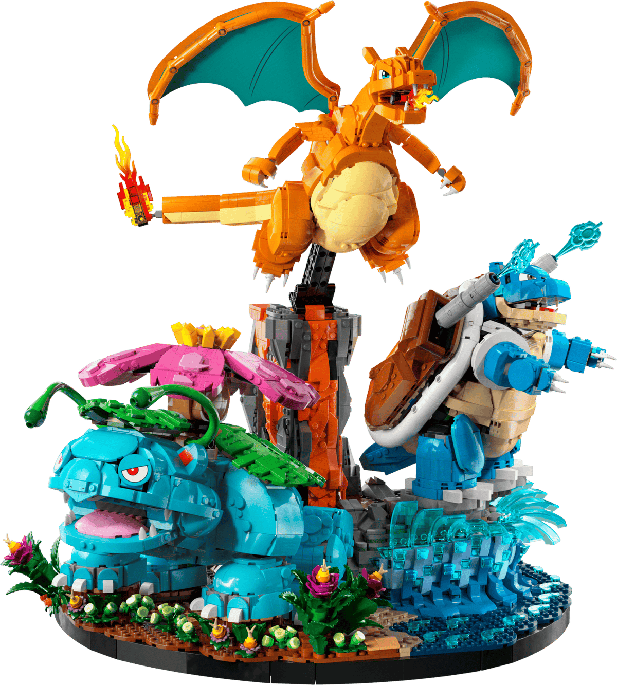 Florizarre, Dracaufeu et Tortank