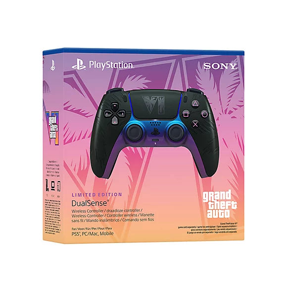 Manette sans fil DualSense® - Édition limitée Grand Theft Auto VI Black