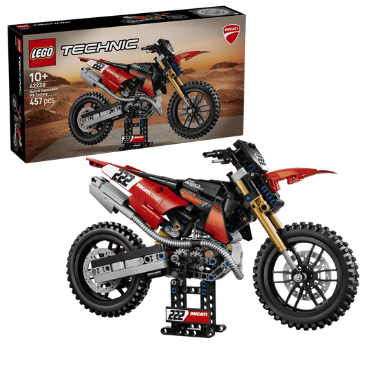 La moto Ducati Desmo450 MX Factory