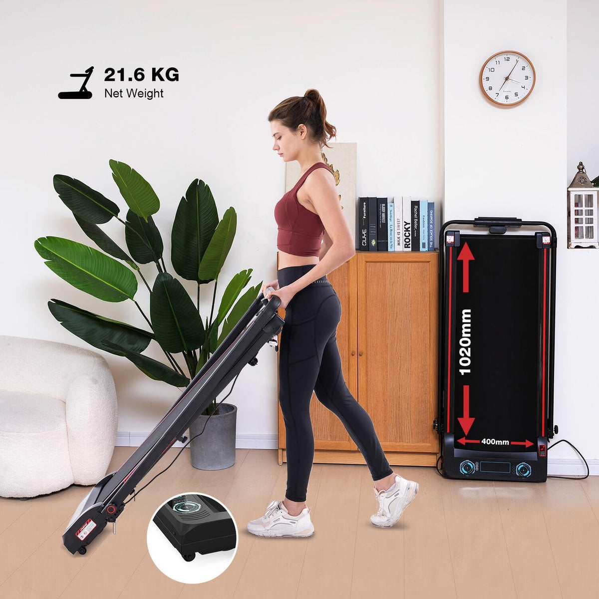 Tapis de Course Pliable / Inclinable 13.41% - ZX4S - 1400W - 8KM/H - SportVentePrivee