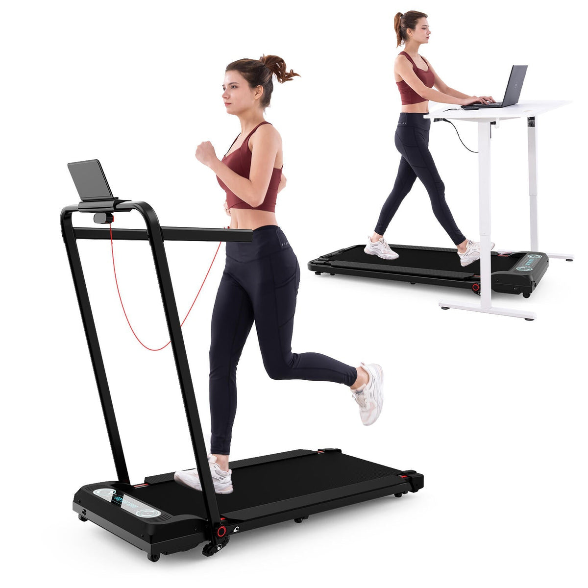 Tapis de Course Pliable / Inclinable 13.41% - ZX4S - 1400W - 8KM/H - SportVentePrivee