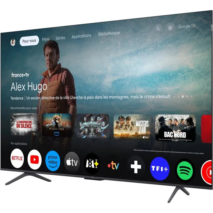 TCL 55T8B - TV QLED 55" (138 cm) - 4K UHD 3840x2160 - 144 Hz - Dolby Vision - Google TV - 4xHDMI 2.1 - WiFi